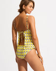 Seafolly - Birds of Paradise Reversible Hipster Bikini Bottom - Larx