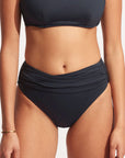 Seafolly - Seafolly Collective High Waist Wrap Front Pant - Larx