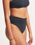 Seafolly - Collective High Waist Wrap Front Pant True Navy