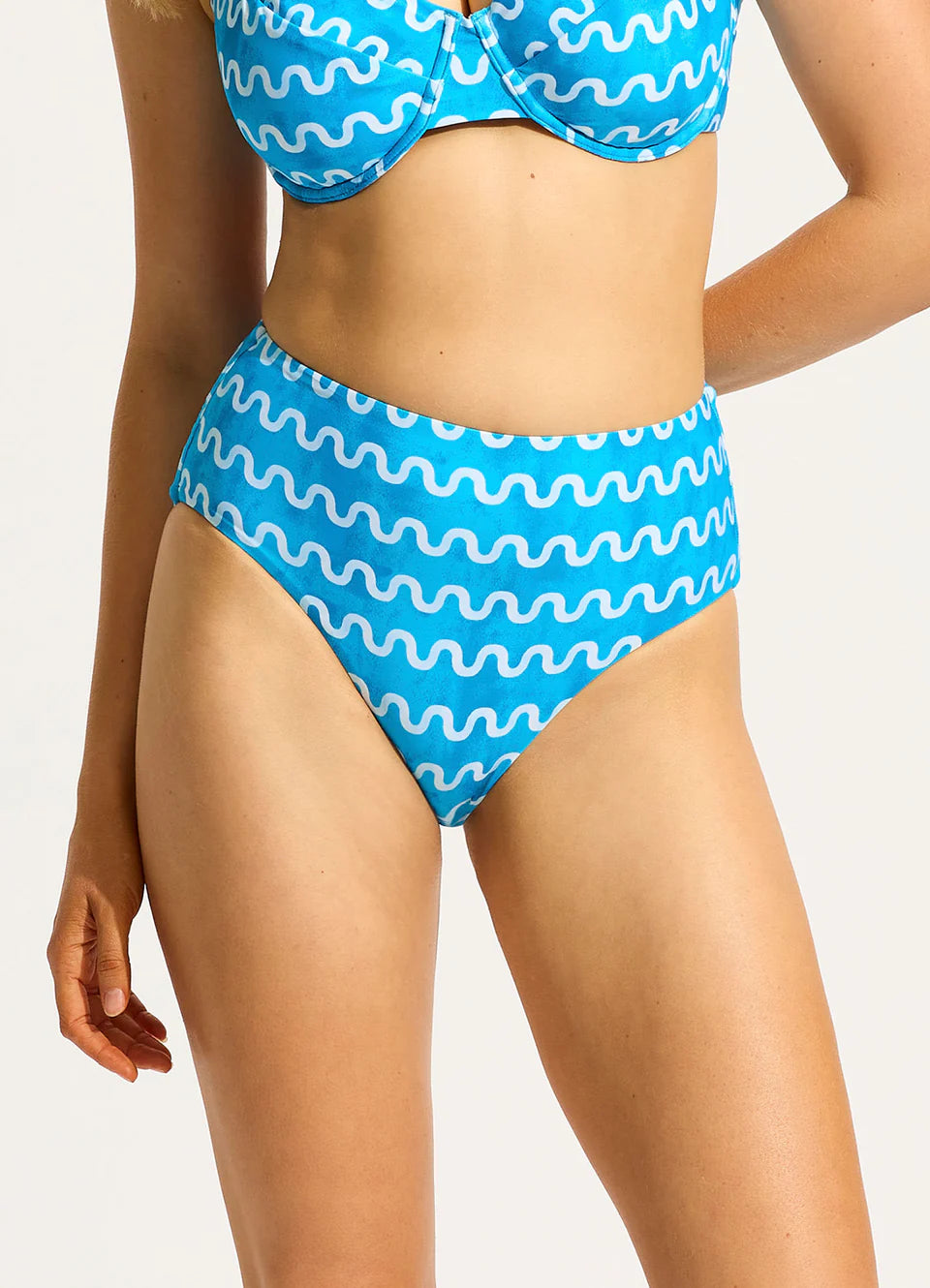 Seafolly - Soundwave High Waist Pant - Larx