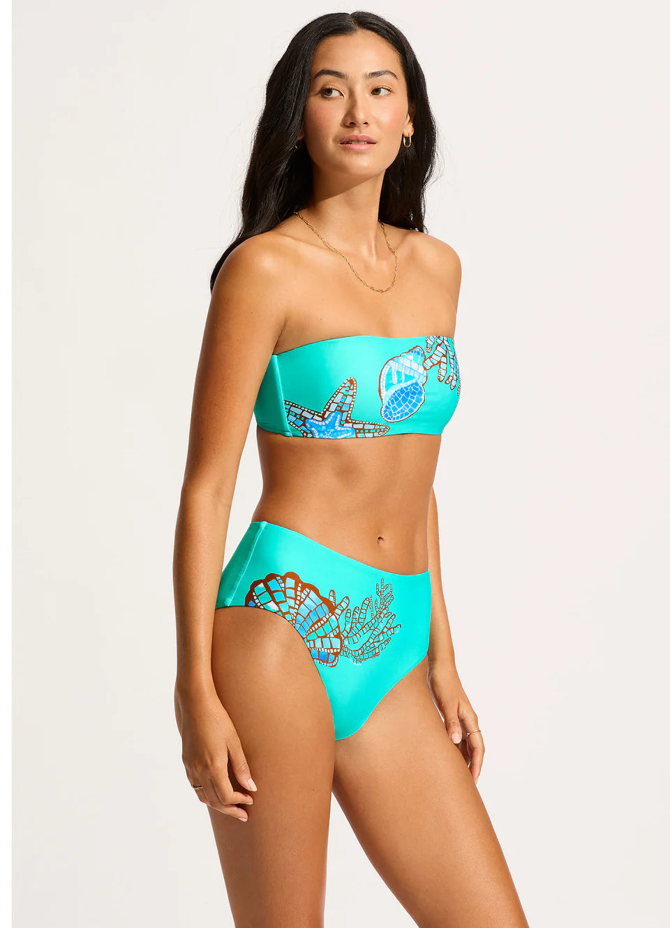 Seafolly - La Mer High Waisted Pant - Larx