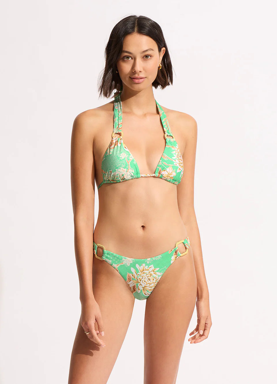 Seafolly - Eden Ring Side Rio Bikini Bottom - Larx