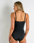 Sunseeker - Basix Twist Front One Piece Black