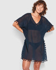 Seafolly - Amnesia Kaftan Indigo