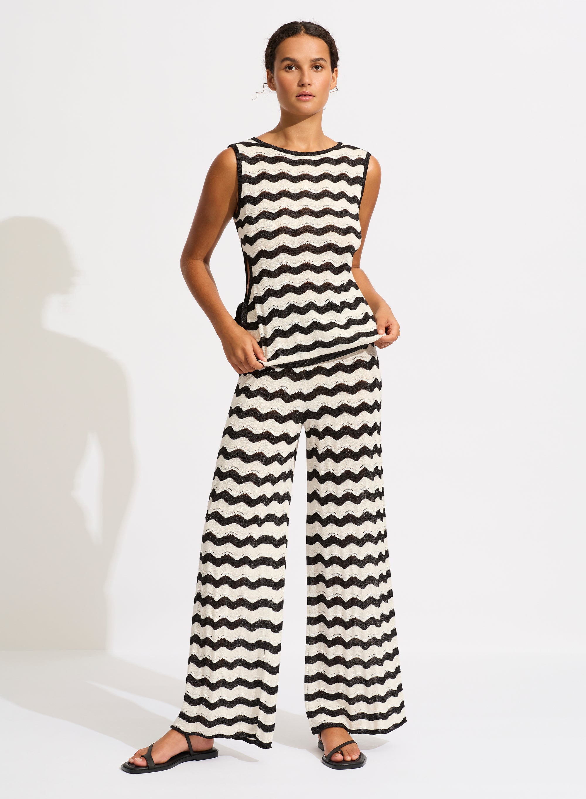 Seafolly - Neue Wave Relaxed Leg Knit Pant - Larx