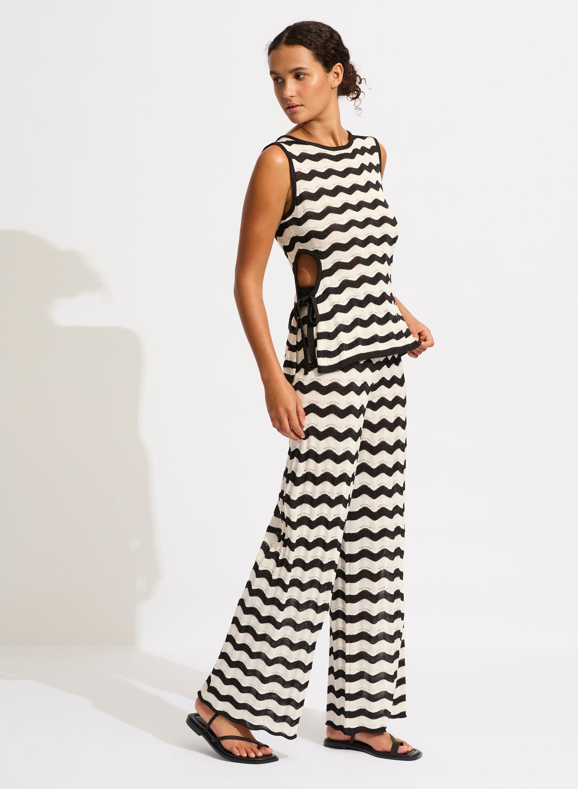 Seafolly - Neue Wave Relaxed Leg Knit Pant - Larx