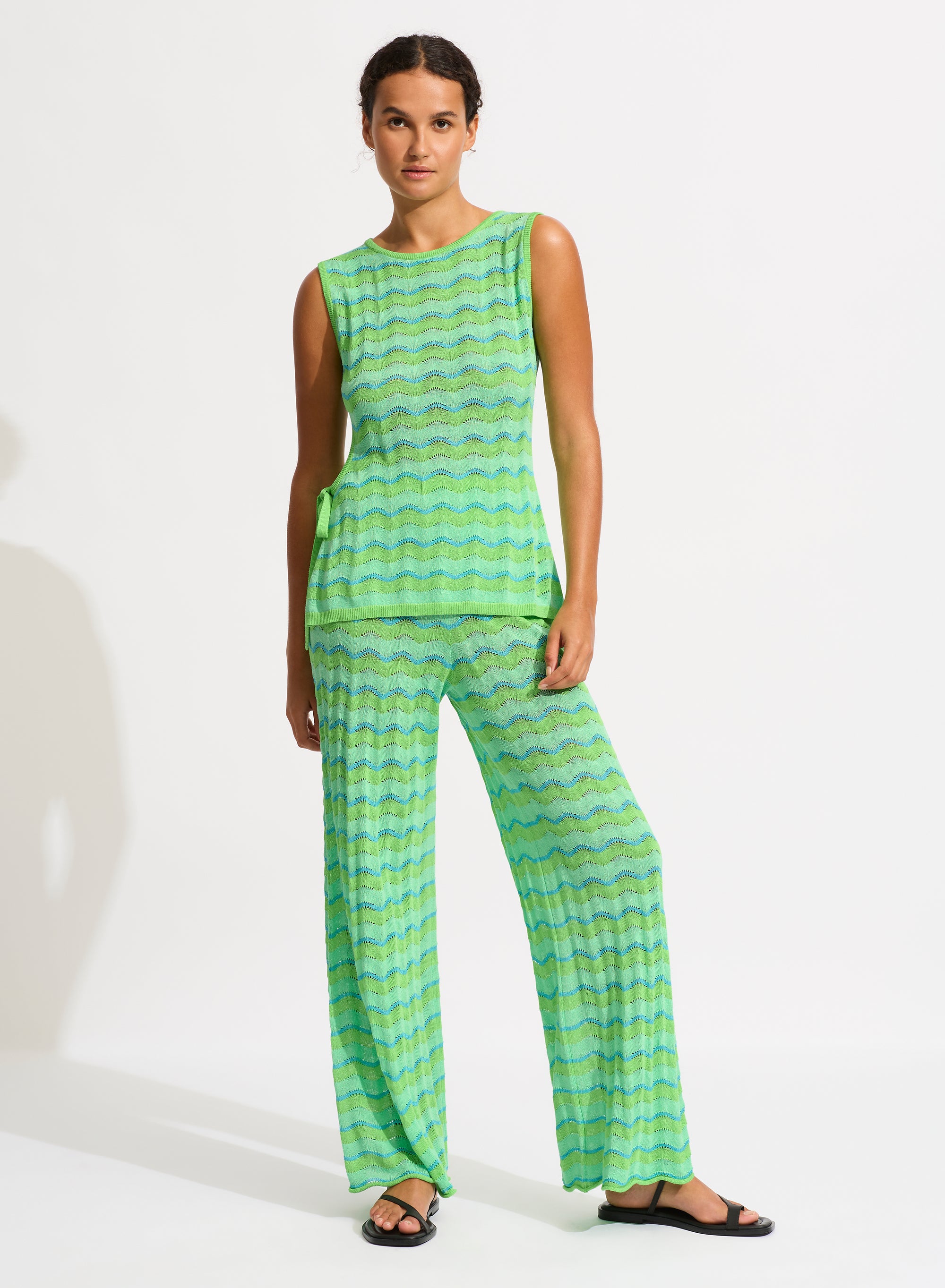 Seafolly - Neue Wave Relaxed Leg Knit Pant - Larx