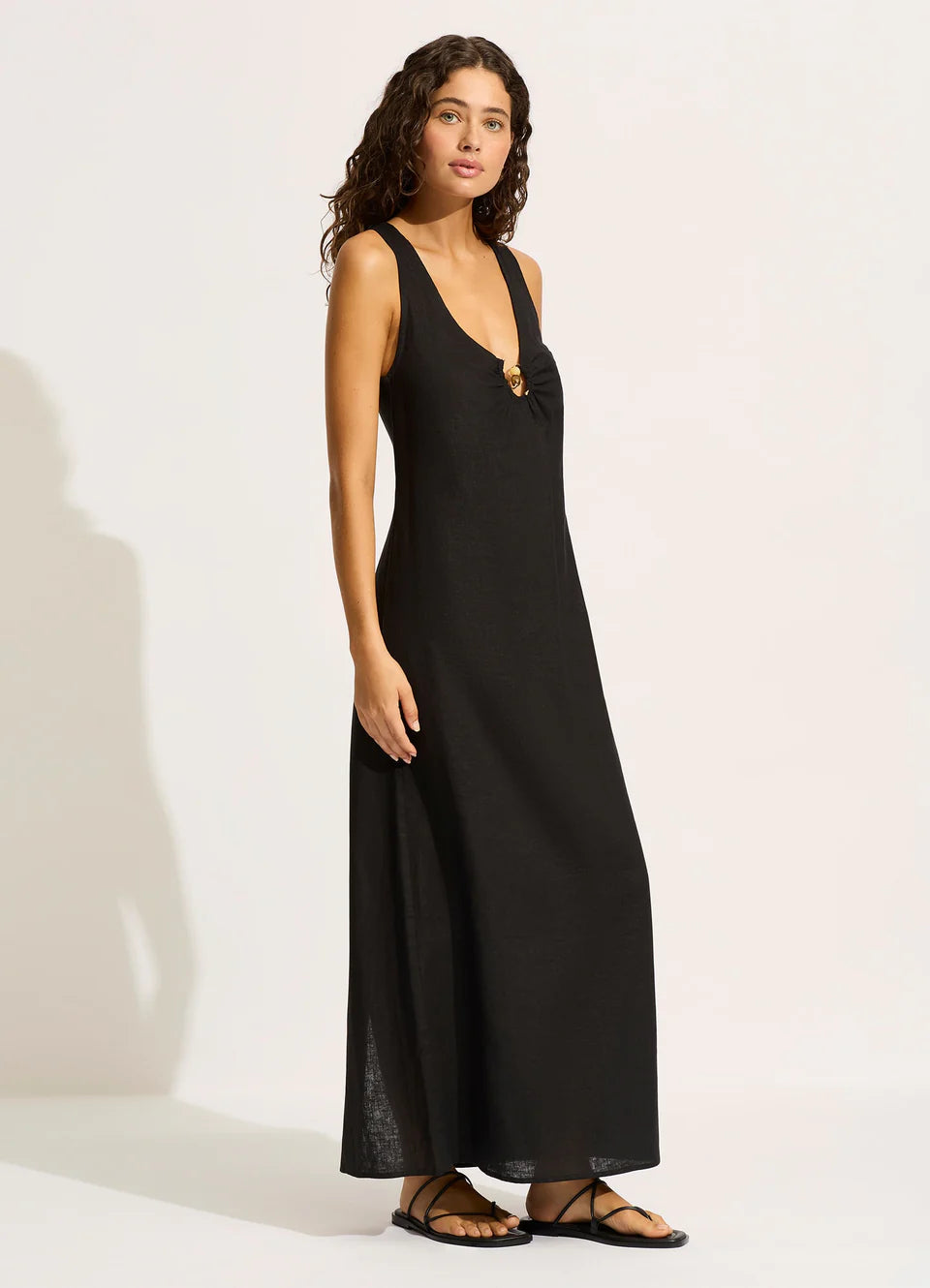 Seafolly - Palermo Keyhole Front Maxi Dress - Larx