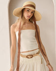 Cara Ribbon Straw Hat