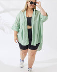 Noosa Shirt - Sage Green