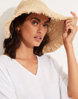 Seafolly - Shady Lady Roll Up Fringe Visor