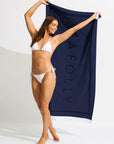 Seafolly - Fringe Benefits Summer Solstice Towel True Navy