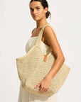 Seafolly - Carried Away Mirage Woven Tote Natural