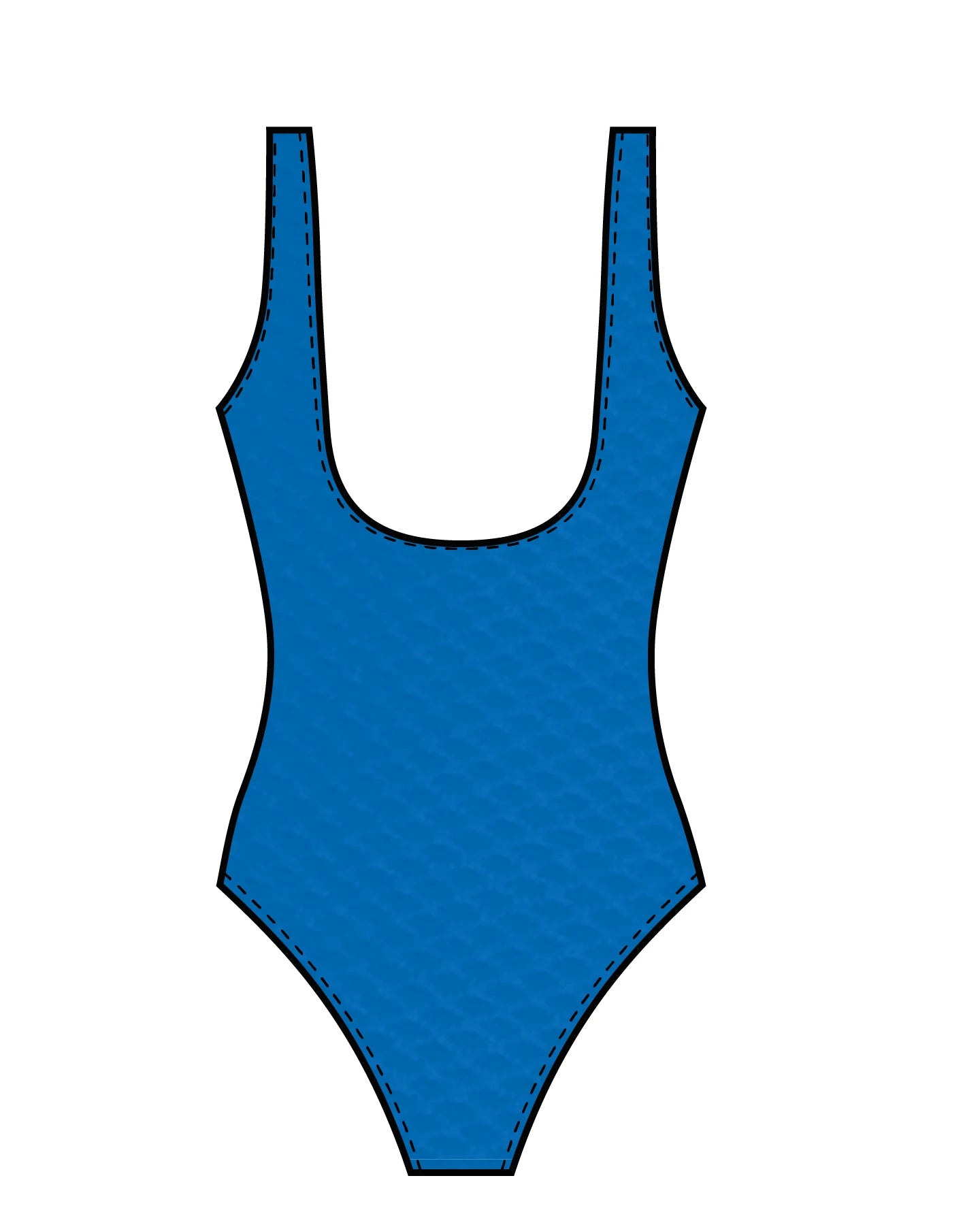 Baku - Rococco Square Neck Multifit One Piece - Larx