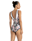 Poolproof - Saltbeach Scoop Ruched Mastectomy One Piece - Larx