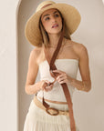 Cara Ribbon Straw Hat