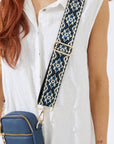 Vegan PU Leather Palm Springs Phone Bag - Navy