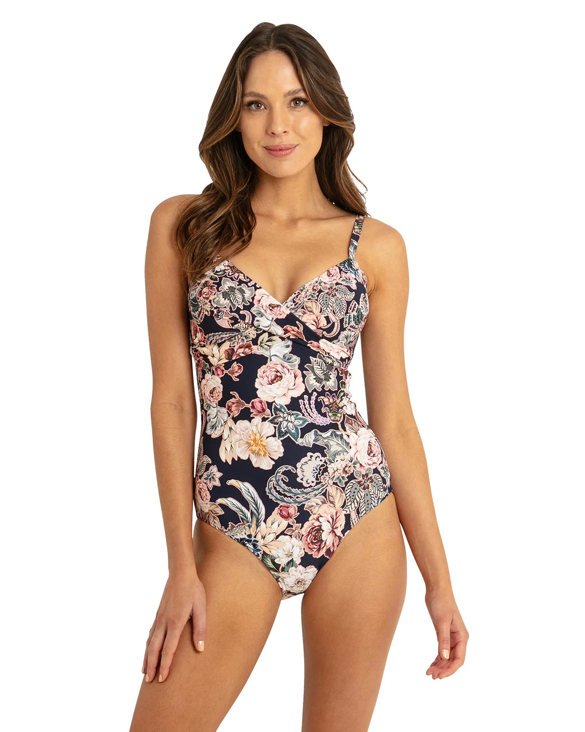 Sunseeker = Shiloh Twist Front One Piece - Larx