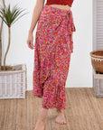 Cienna - Yarrow Frill Wrap Skirt - Larx