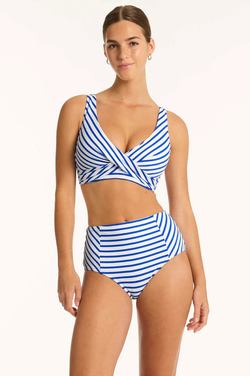 Sea Level - Amalfi Panelled High Waist Pant - Larx