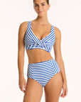 Sea Level - Amalfi Panelled High Waist Pant - Larx