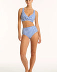 Sea Level - Amalfi Panelled High Waist Pant - Larx