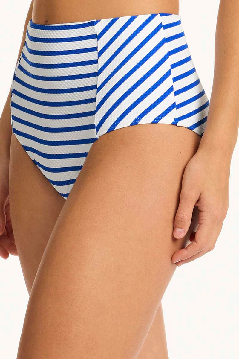 Sea Level - Amalfi Panelled High Waist Pant - Larx