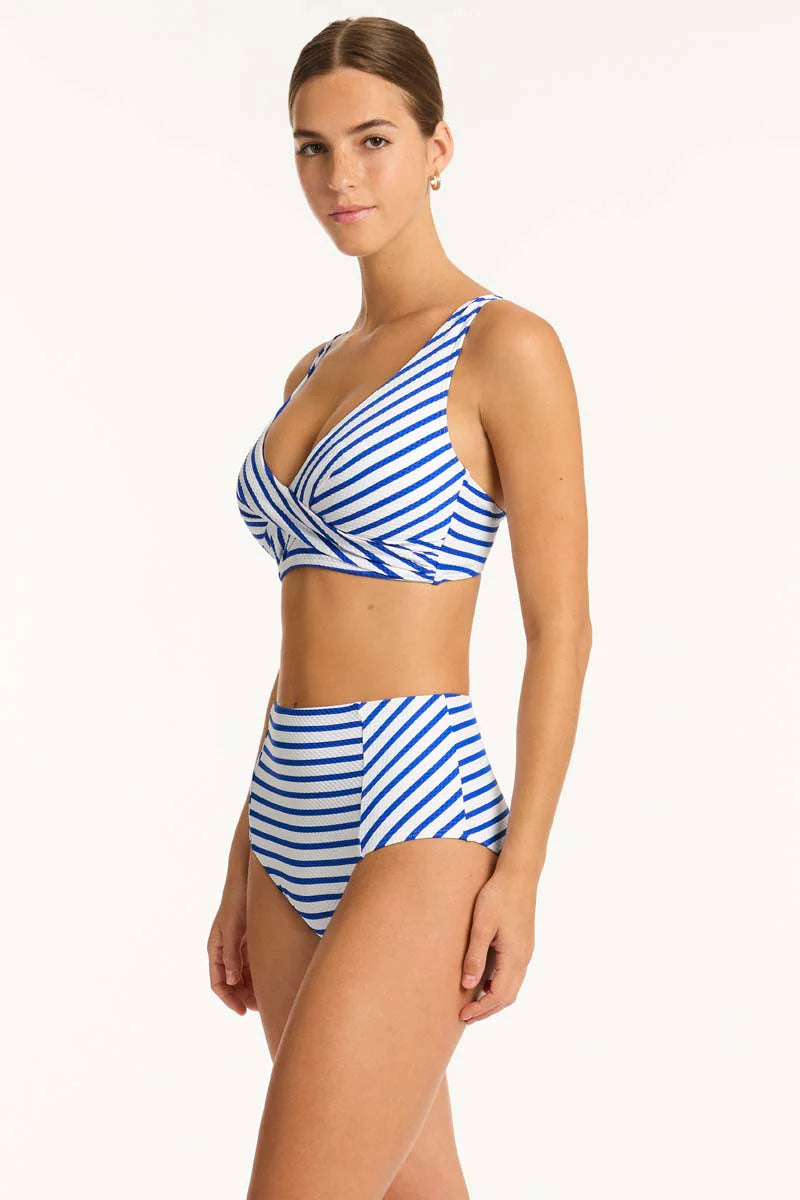 Sea Level - Amalfi Panelled High Waist Pant - Larx