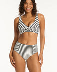 Sea Level - Amalfi Panelled High Waist Pant - Larx