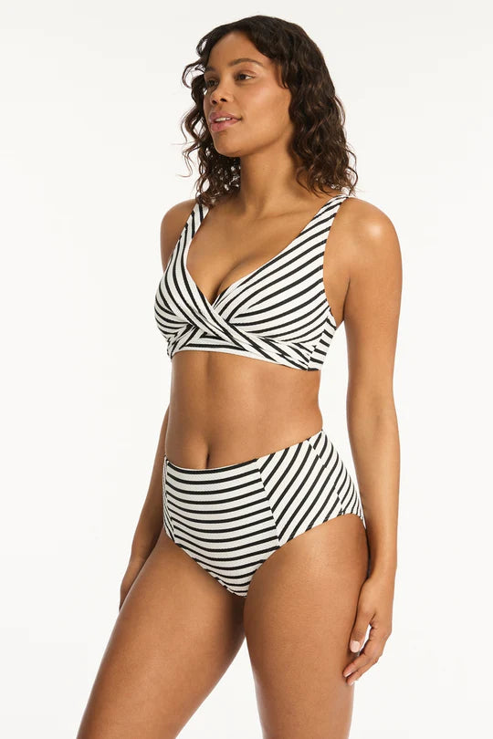 Sea Level - Amalfi Panelled High Waist Pant - Larx