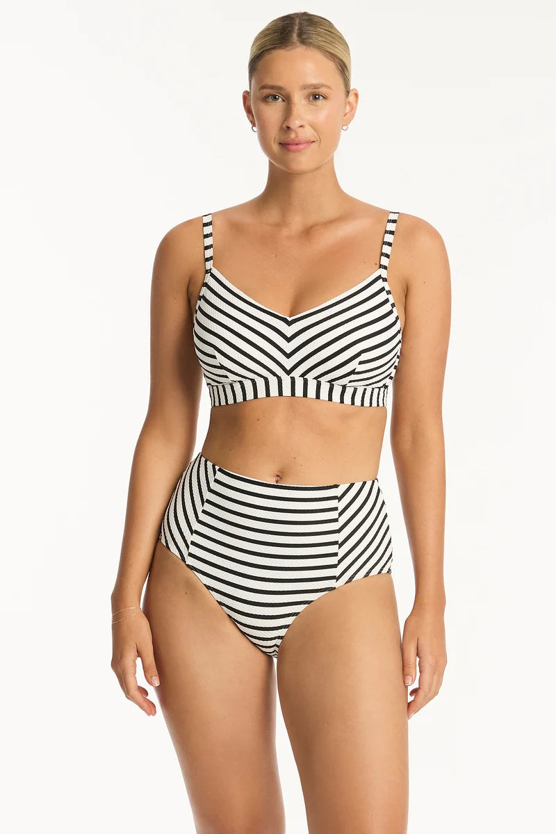 Sea Level - Amalfi Panelled High Waist Pant - Larx