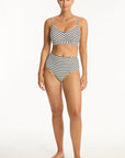Sea Level - Amalfi Panelled High Waist Pant - Larx