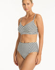 Sea Level - Amalfi Panelled High Waist Pant - Larx