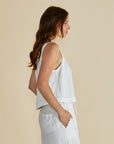 Betty Basics - Copacabana White Shell Top