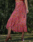 Cienna - Yarrow Frill Wrap Skirt - Larx