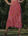 Cienna - Yarrow Frill Wrap Skirt - Larx