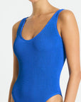Bond-Eye - Cobalt Recycled Mara One Piece - Larx