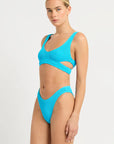 Bond-Eye - Cyan Recycled Nino Crop - Larx