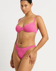 Bond-Eye - Wildberry Lurex Gracie Balconette Top - Larx