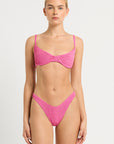 Bond-Eye - Wildberry Lurex Gracie Balconette Top - Larx