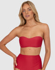Baku - Rococco Moulded Bandeau Swim Top - Larx