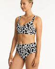 Sea Level - Deco Panelled High Waist Pant - Larx