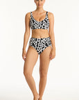 Sea Level - Deco Panelled High Waist Pant - Larx