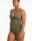 Sea Level - Essentials Cross Front Multifit One Piece - Larx