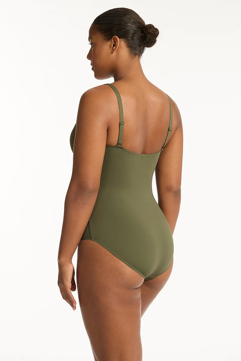 Sea Level - Essentials Cross Front Multifit One Piece - Larx