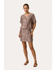 Monte & Lou - Belle Short Sleeve Shirt Dress