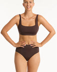 Sea Level - Infinity Panelled High Waist Pant - Larx