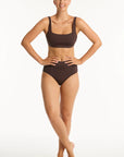 Sea Level - Infinity Panelled High Waist Pant - Larx
