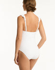 Sea Level - Interlace Frill One Piece - Larx