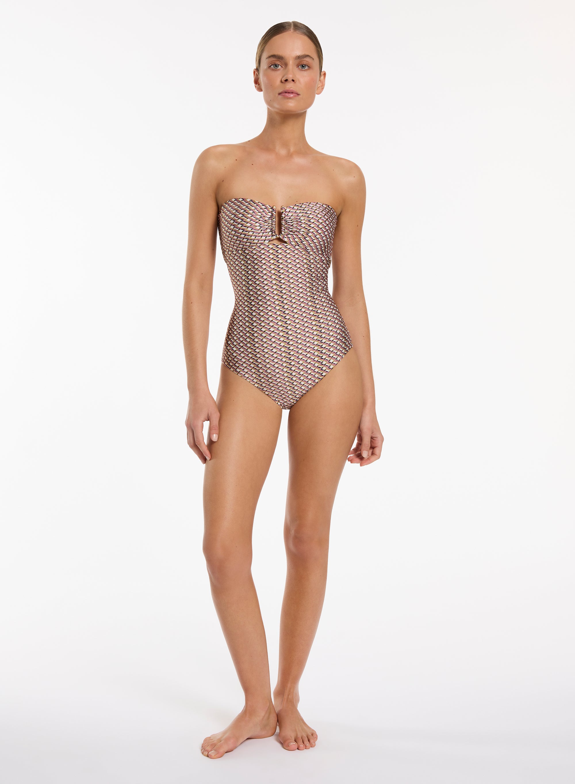Jets - Infinity Moulded Bandeau One Piece - Larx